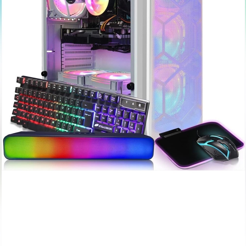 RGB COMPUTER MOUSE, KEYBOARD MOUSE PAD and PC SPEAKER